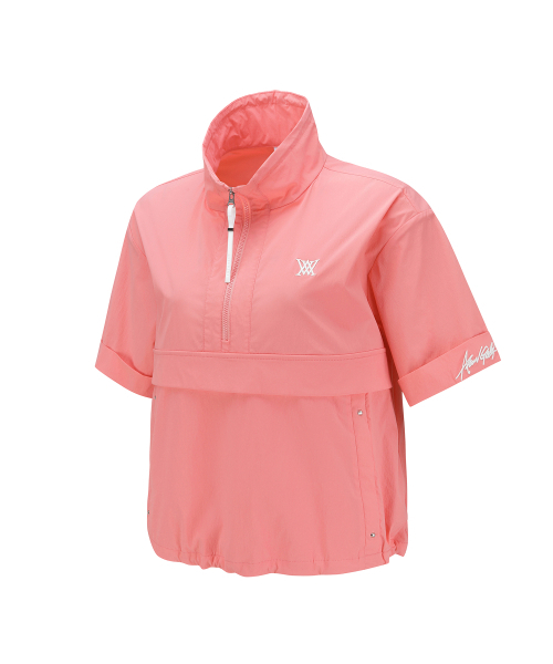 ANEW GOLF（アニューゴルフ）の「W SHORT SLEEVE ANORAK_CO（ナイロンジャケット・レディース・その他・X-SMALL）」の3枚目の写真
