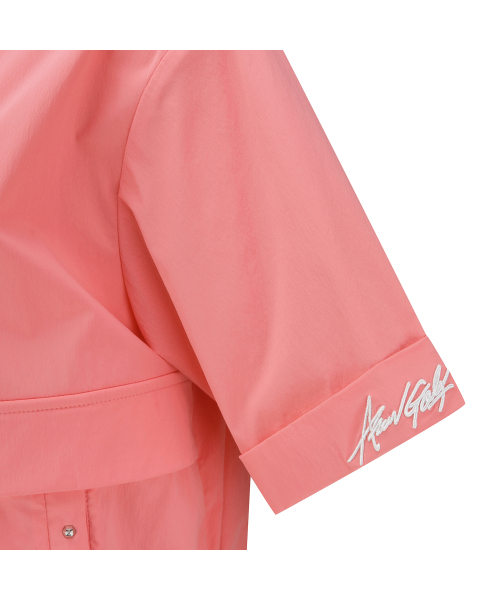 ANEW GOLF（アニューゴルフ）の「W SHORT SLEEVE ANORAK_CO（ナイロンジャケット・レディース・その他・X-SMALL）」の6枚目の写真