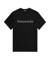 ベーシックロゴ半袖Tシャツ (VS0009) ブラック_グレー