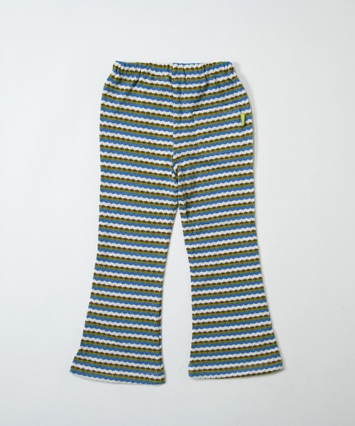 MAKE YOUR DAY（メイクユアデイ）の「レトロフレアパンツ■80～140cm（スウェットパンツ・キッズ・ブルー/ブラック/グリーン/オレンジ・80/90/100/110/120/130/140）」の7枚目の写真