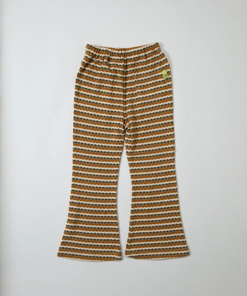 MAKE YOUR DAY（メイクユアデイ）の「レトロフレアパンツ■80～140cm（スウェットパンツ・キッズ・ブルー/ブラック/グリーン/オレンジ・80/90/100/110/120/130/140）」の9枚目の写真