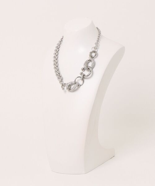 JUSTINE CLENQUET(ジュスティーヌクランケ)の「JUSTINE CLENQUET/ジュスティーヌ・クランケ/DOLLY CRYSTAL CHOKER(チョーカー・レディース・シルバー・F)」の3枚目の写真
