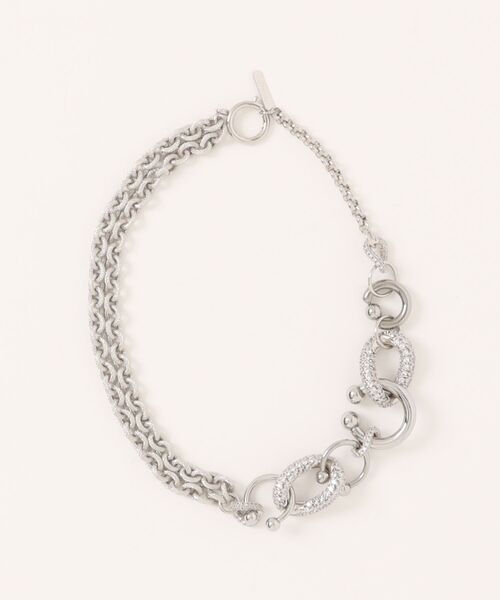 JUSTINE CLENQUET(ジュスティーヌクランケ)の「JUSTINE CLENQUET/ジュスティーヌ・クランケ/DOLLY CRYSTAL CHOKER(チョーカー・レディース・シルバー・F)」の5枚目の写真