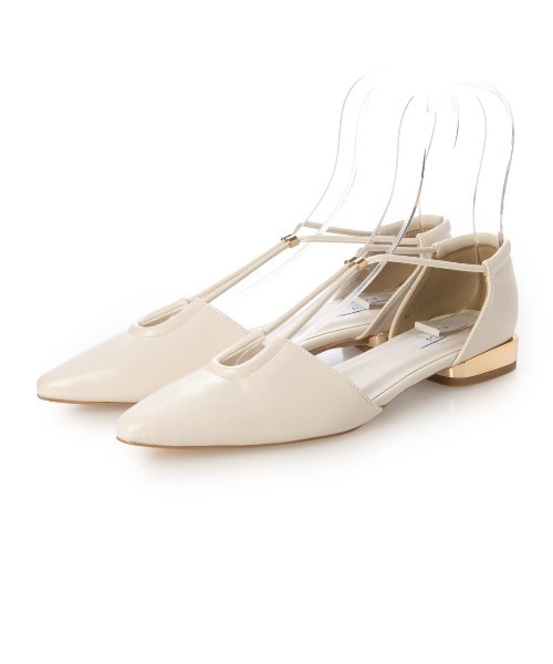 EVOL（イーボル）の「【柔らかい・クッション入り】メタルヒールストラップパンプス JA5927（パンプス・レディース・ブラック/アイボリー・24.0cm/24.5cm/25.0cm/22.0cm/22.5cm/23.0cm/23.5cm）」の16枚目の写真
