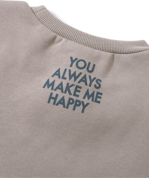 BREEZE（ブリーズ）の「【あったか/裏起毛】袖ジャガードファーフリース切替トレーナー_ジュニア対応（スウェット・キッズ・ベージュ/グレー・80/140/130/120/110/100/90）」の14枚目の写真