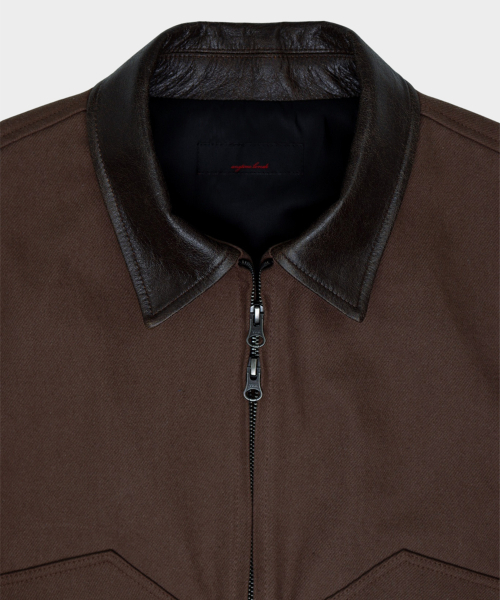 ANYTIME LOREAK(エニタイムロレーク)の「ASTA CROP WORK JACKET-BROWN(デニムジャケット・レディース・その他・LARGE/MEDIUM)」の3枚目の写真