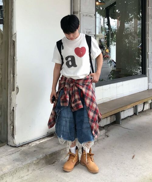 KANEITEI（カネイテイ）の「A LOVE ショートスリーブ（ホワイト）（Tシャツ/カットソー・レディース・ホワイト・SMALL/MEDIUM/LARGE）」の12枚目の写真