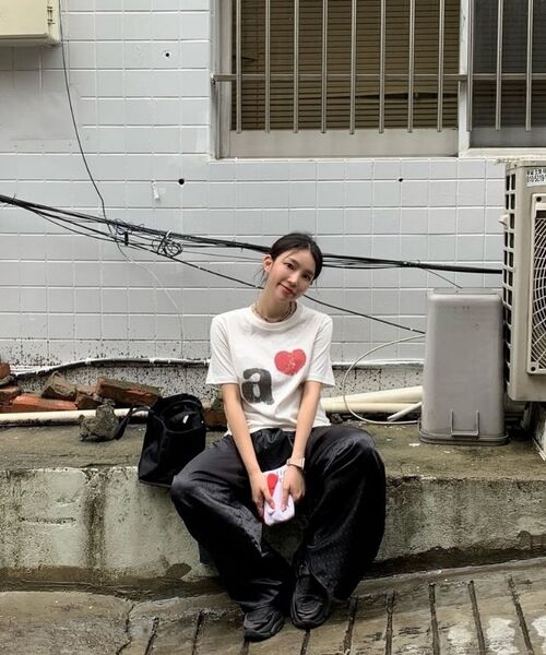 KANEITEI（カネイテイ）の「A LOVE ショートスリーブ（ホワイト）（Tシャツ/カットソー・レディース・ホワイト・SMALL/MEDIUM/LARGE）」の15枚目の写真