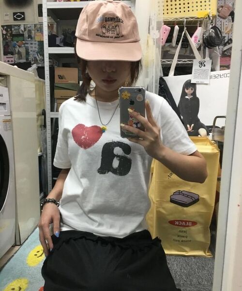 KANEITEI（カネイテイ）の「A LOVE ショートスリーブ（ホワイト）（Tシャツ/カットソー・レディース・ホワイト・SMALL/MEDIUM/LARGE）」の16枚目の写真