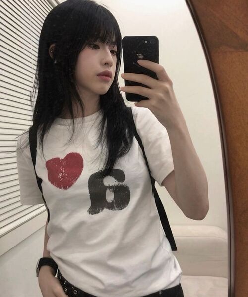 KANEITEI（カネイテイ）の「A LOVE ショートスリーブ（ホワイト）（Tシャツ/カットソー・レディース・ホワイト・SMALL/MEDIUM/LARGE）」の17枚目の写真