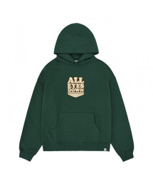 CHENILLE EMBLEM HOODIE(Green)