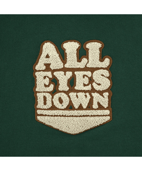 ALL EYES DOWN(オール アイズ ダウン)の「CHENILLE EMBLEM HOODIE(Green)(パーカー・レディース・その他・SMALL/MEDIUM/LARGE)」の3枚目の写真