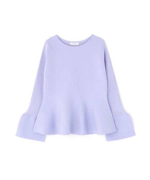 NATURAL BEAUTY BASIC(ナチュラルビューティーベーシック)の「◇ベルスリーブペプラムニット(ニット/セーター・レディース・オフホワイト/ラベンダー/ライトグリーン・FREE)」の18枚目の写真