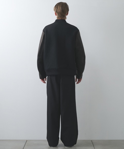 markaware（マーカウェア）の「【markaware/marka】ヴィンテージメルトン / アワードジャケット/Vintage Melton Award Jacket（デニムパンツ・メンズ・ブラック・1/2）」の9枚目の写真