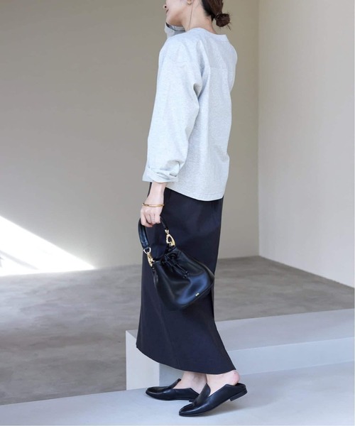 SLOBE IENA（スローブイエナ）の「《追加7》SLOBE ソフトローファー（ローファー・レディース・カーキ/ブラック・23cm/23.5cm/24cm/24.5cm）」の5枚目の写真