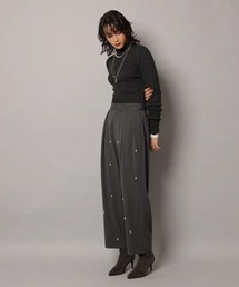 CADUNE | パール付きラウンドパンツ(その他パンツ)