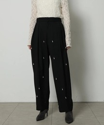 CADUNE | パール付きラウンドパンツ(その他パンツ)