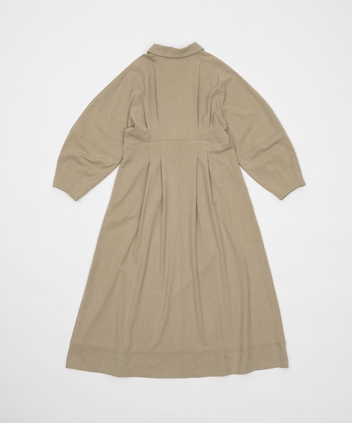 waist tack cocoon onepiece/ウエストタックコクーンワンピース