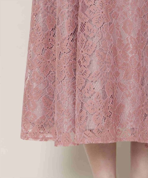 WILLSELECTION(ウィルセレクション)の「肩リボンパイピングレースワンピース(ドレス・レディース・ピンク/サックスブルー/ブラック・FREE)」の10枚目の写真