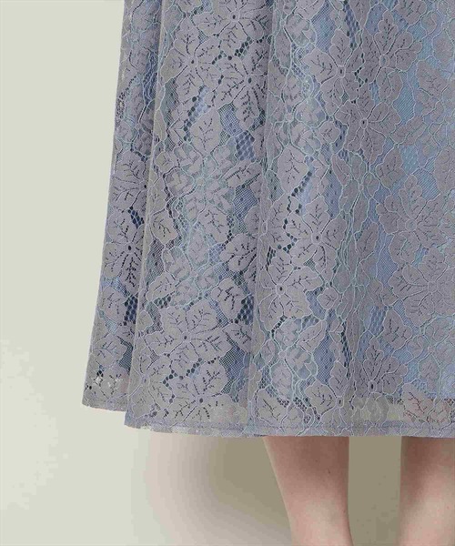 WILLSELECTION(ウィルセレクション)の「肩リボンパイピングレースワンピース(ドレス・レディース・ピンク/サックスブルー/ブラック・FREE)」の16枚目の写真