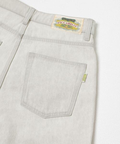 PICCADILLY(ピカデリー)の「『別注』PICCADILLY×URBAN RESEARCH 刺繍デニムパンツ(デニムパンツ・レディース・ライトグレー/ライトインディゴブルー・40/38/36)」の8枚目の写真