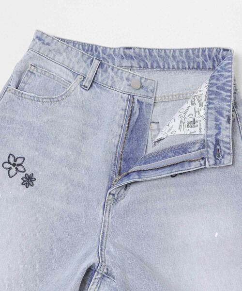 PICCADILLY(ピカデリー)の「『別注』PICCADILLY×URBAN RESEARCH 刺繍デニムパンツ(デニムパンツ・レディース・ライトグレー/ライトインディゴブルー・40/38/36)」の17枚目の写真