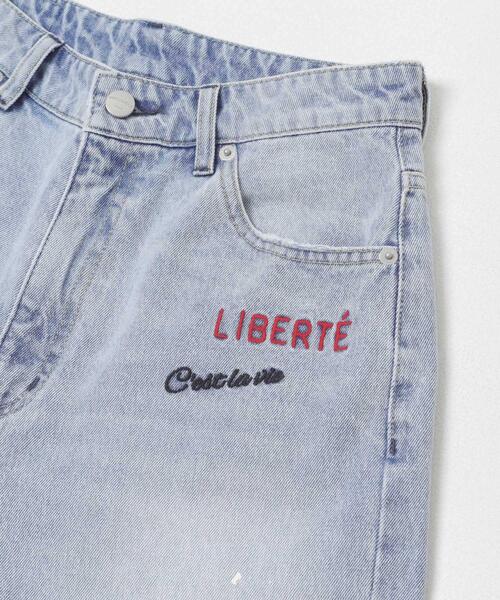 PICCADILLY(ピカデリー)の「『別注』PICCADILLY×URBAN RESEARCH 刺繍デニムパンツ(デニムパンツ・レディース・ライトグレー/ライトインディゴブルー・40/38/36)」の18枚目の写真