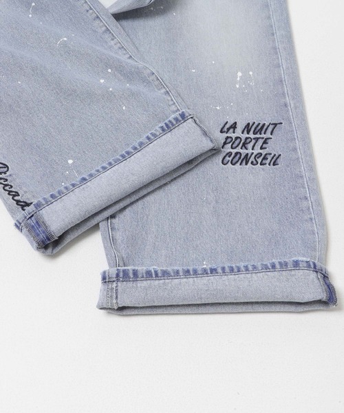 PICCADILLY(ピカデリー)の「『別注』PICCADILLY×URBAN RESEARCH 刺繍デニムパンツ(デニムパンツ・レディース・ライトグレー/ライトインディゴブルー・40/38/36)」の15枚目の写真