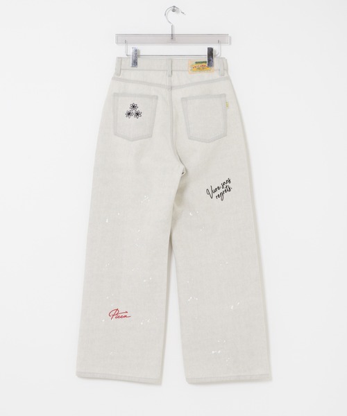 PICCADILLY(ピカデリー)の「『別注』PICCADILLY×URBAN RESEARCH 刺繍デニムパンツ(デニムパンツ・レディース・ライトグレー/ライトインディゴブルー・40/38/36)」の20枚目の写真
