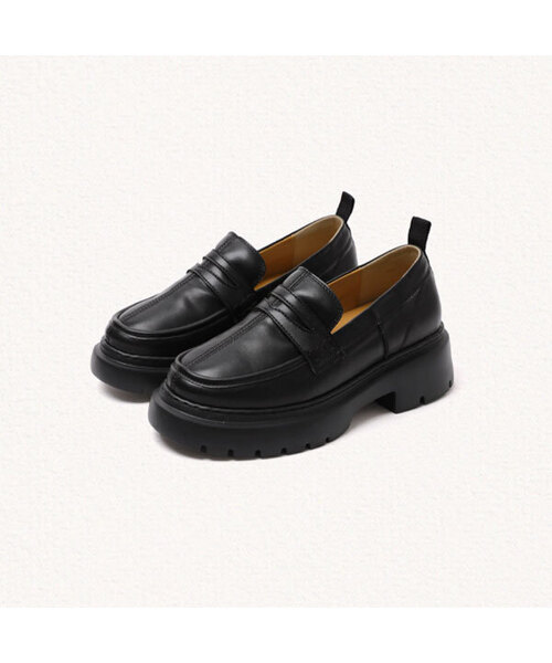 MAC MOC(マックモック)の「デンバー ニュー チャンキー ペニーローファー_3カラー 5cm(その他シューズ・レディース・ブラウン/ブラック/カーキ・22.5cm/23cm/23.5cm/24cm/24.5cm/25cm)」の1枚目の写真