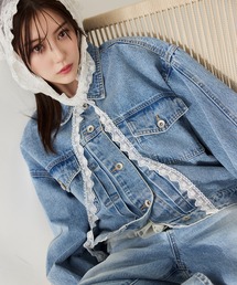 VIS | ボリュームスリーブデニムジャケット(デニムジャケット)