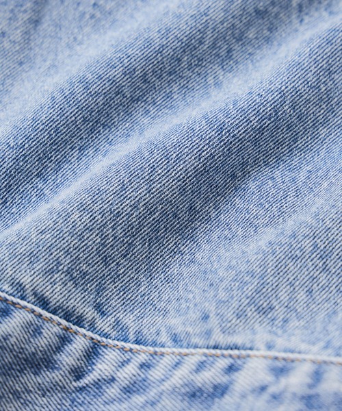 VIS（ビス）の「ボリュームスリーブデニムジャケット（デニムジャケット・レディース・ネイビー/サックスブルー・FREE）」の7枚目の写真