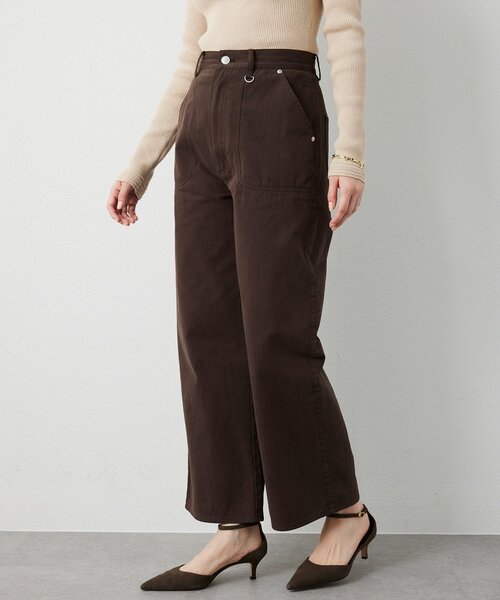 THE PAUSE（ザ ポーズ）の「【THE PAUSE】コットンツイルベイカーパンツ（その他パンツ・レディース・ダークブラウン・38/36）」の17枚目の写真