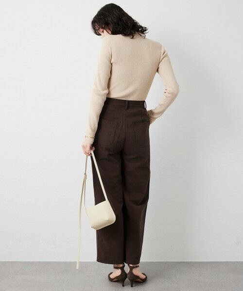 THE PAUSE（ザ ポーズ）の「【THE PAUSE】コットンツイルベイカーパンツ（その他パンツ・レディース・ダークブラウン・38/36）」の10枚目の写真