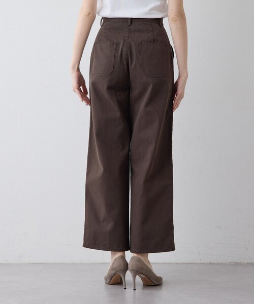THE PAUSE（ザ ポーズ）の「【THE PAUSE】コットンツイルベイカーパンツ（その他パンツ・レディース・ダークブラウン・38/36）」の3枚目の写真