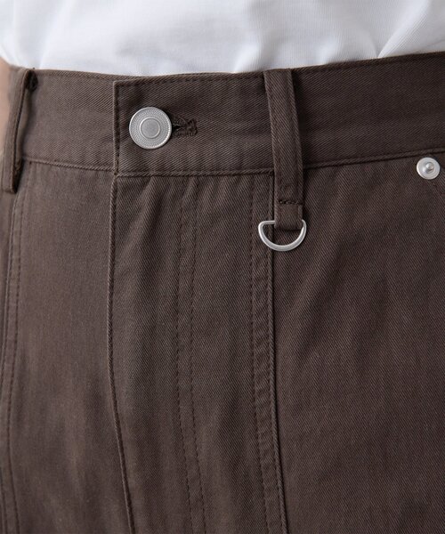THE PAUSE（ザ ポーズ）の「【THE PAUSE】コットンツイルベイカーパンツ（その他パンツ・レディース・ダークブラウン・38/36）」の7枚目の写真