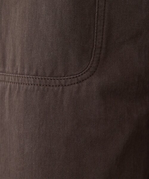 THE PAUSE（ザ ポーズ）の「【THE PAUSE】コットンツイルベイカーパンツ（その他パンツ・レディース・ダークブラウン・38/36）」の2枚目の写真