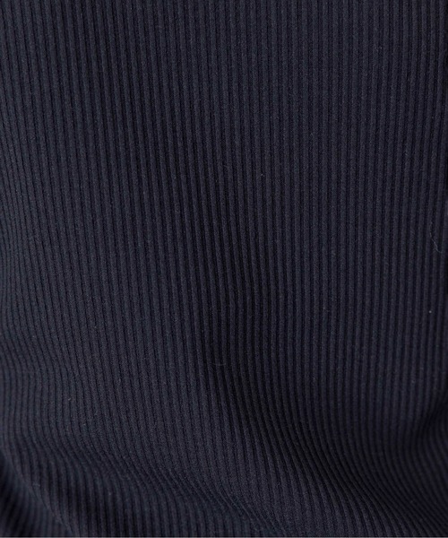 Eimee Law（エイミーロウ）の「ヘムレースセンタースリットリブトップス（Tシャツ/カットソー・レディース・ライトグレー/ブラック/オフホワイト・FREE）」の12枚目の写真