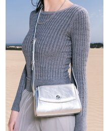 capture bag micro - crinkle silver