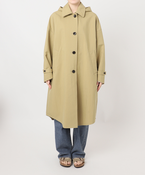 FRAMeWORK（フレームワーク）の「ポンチョコート（その他アウター・レディース・ネイビー/ベージュ・38/36）」の3枚目の写真