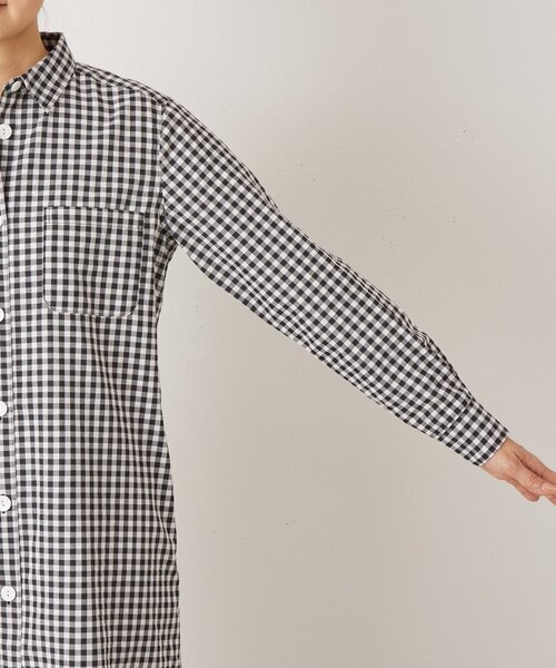 BEARDSLEY（ビアズリー）の「ギンガムシャツワンピ（ワンピース・レディース・ブラック・FREE）」の17枚目の写真