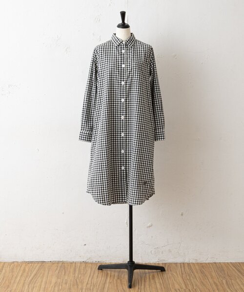 BEARDSLEY（ビアズリー）の「ギンガムシャツワンピ（ワンピース・レディース・ブラック・FREE）」の18枚目の写真