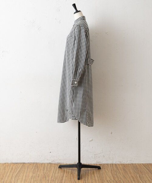 BEARDSLEY（ビアズリー）の「ギンガムシャツワンピ（ワンピース・レディース・ブラック・FREE）」の19枚目の写真