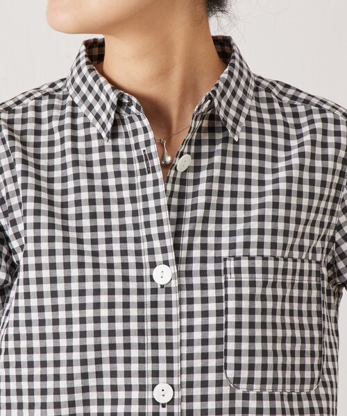 BEARDSLEY（ビアズリー）の「ギンガムシャツワンピ（ワンピース・レディース・ブラック・FREE）」の21枚目の写真