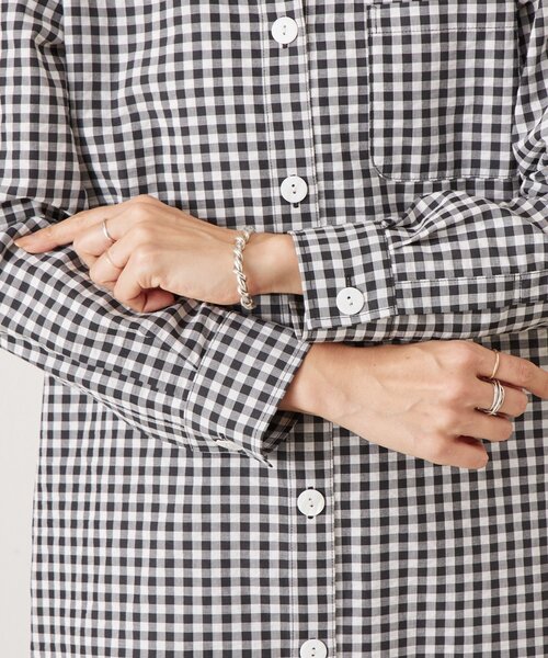 BEARDSLEY（ビアズリー）の「ギンガムシャツワンピ（ワンピース・レディース・ブラック・FREE）」の22枚目の写真