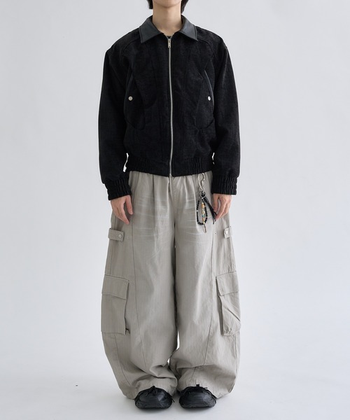 EPNK(イーピーエヌケー)の「Fake leather suede flight Jaket / フェイクレザースエードフライトジャケット(ブルゾン・メンズ・ブラウン/ブラック・MEDIUM/LARGE)」の10枚目の写真