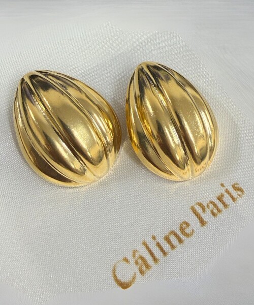 Caline Paris(カリーヌパリ)の「【Caline Paris/カリーヌパリ】ゴールドイヤリング/両耳(イヤリング・レディース・ゴールド・フリー)」の11枚目の写真
