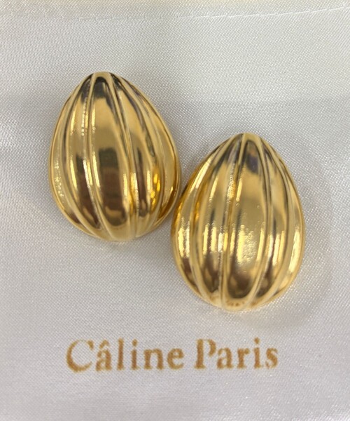 Caline Paris(カリーヌパリ)の「【Caline Paris/カリーヌパリ】ゴールドイヤリング/両耳(イヤリング・レディース・ゴールド・フリー)」の12枚目の写真
