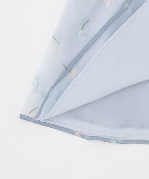 petit main（プティマイン）の「【フォーマル】フラワー刺しゅうOP+衿つきJKセット（スーツセット・キッズ・サックスブルー・110cm/130cm/120cm）」の17枚目の写真