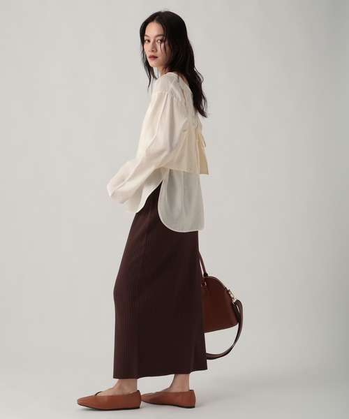 Elura(エルーラ)の「2Pセットブラウス/643322(シャツ/ブラウス・レディース・ホワイト/ブラウン/ライトグリーン・FREE)」の8枚目の写真